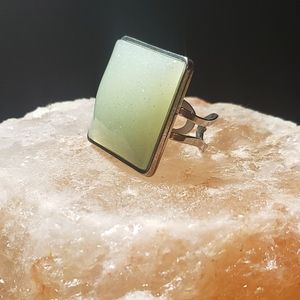 Under the Sea Green Statement Ring